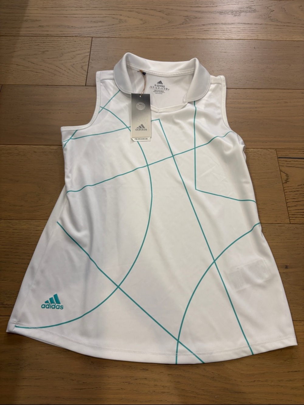 BNWT Adidas Girls Golf Shirt Size M